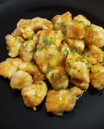 Receta de Pollo agridulce a la naranja