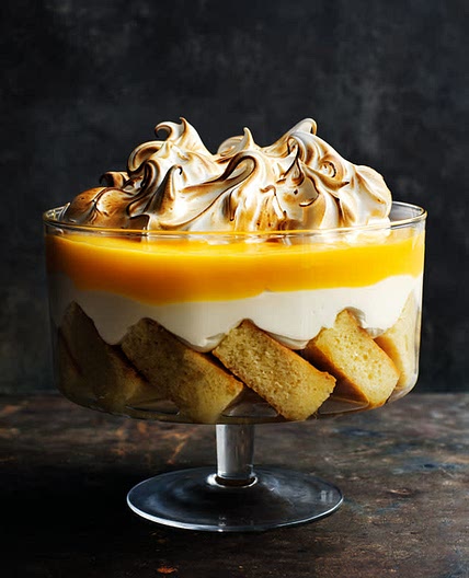 Gin And Tonic Lemon Meringue Trifle