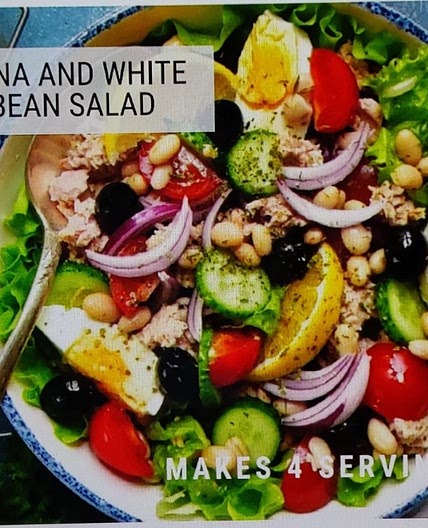 Tuna and white bean salad