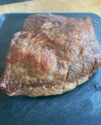 Slow roast beef brisket