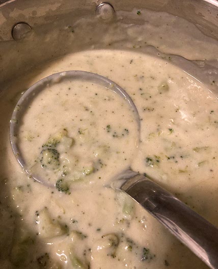 Broccoli Cheese Soup by Lisa B. Diamond