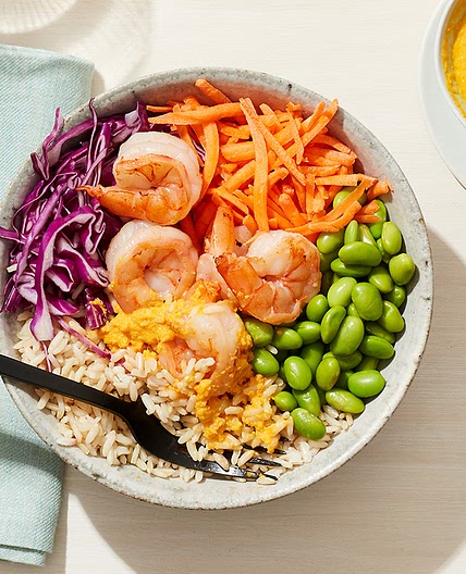 Easy Shrimp and Veggie Bowl