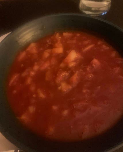 Apple-Cheddar Grilled Cheese and Tomato Soup