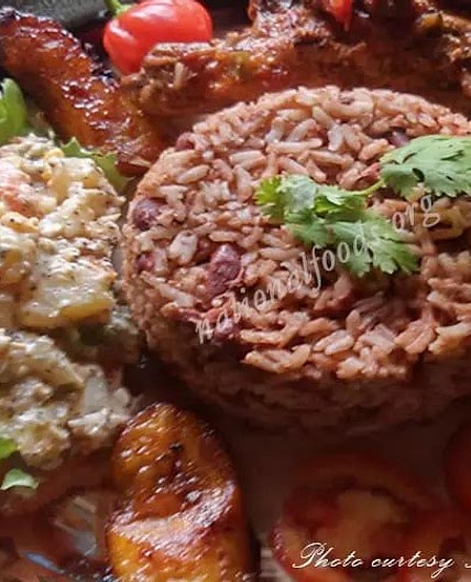 National Dish of Belize Traditional Rice and Beans