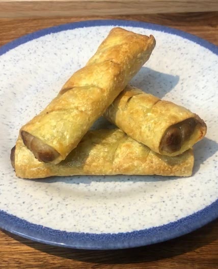 Crispy cannelloni sausage rolls 