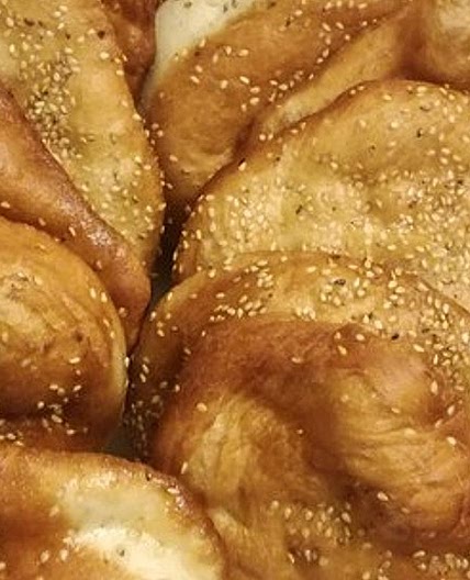 Vietnamesische hohle Sesam-Donuts