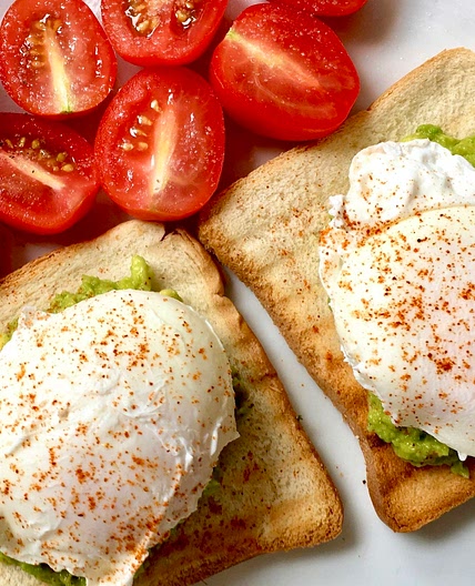 Avocado Toast with poached eggs