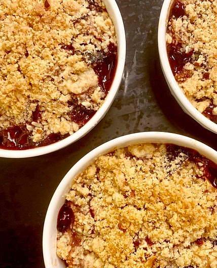 Elegant and Delicious Plum Crumble