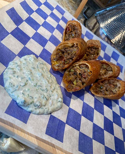  Bacon Cheeseburger Egg Rolls 