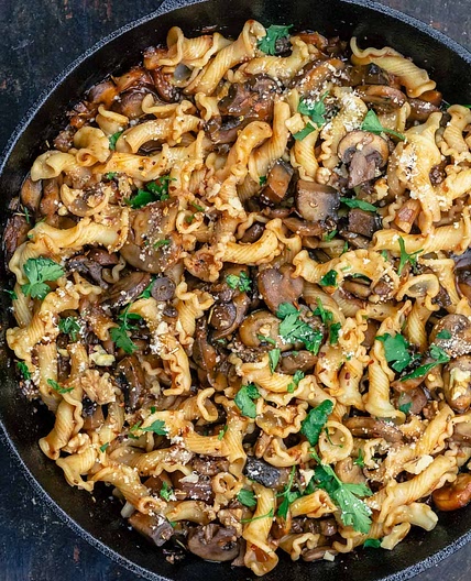 Garlic Mushroom Pasta Recipe