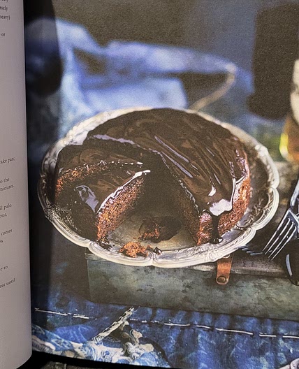 Espresso Date Cake with Chocolate Glaze