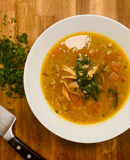 Barley & Chicken Stew