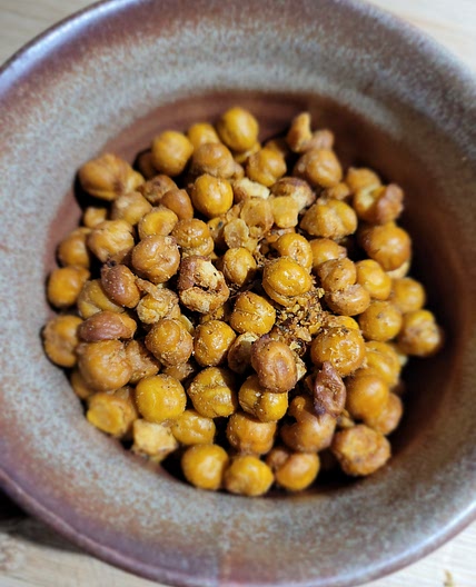 Air-fried Spicy Chickpeas