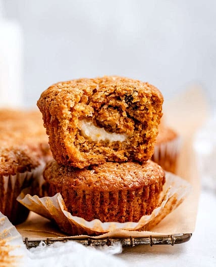 My fluffy carrot cake muffins, with a cream cheese center 🥕🐇🐰🧁



(MY personal recipe.. image from two peas and their pod)