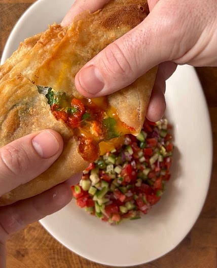 Burika (Tunisian Stuffed Filo Pastry)