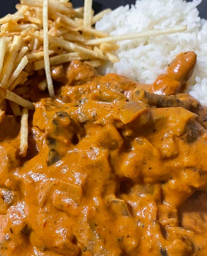 Brazilian Beef Stroganoff 