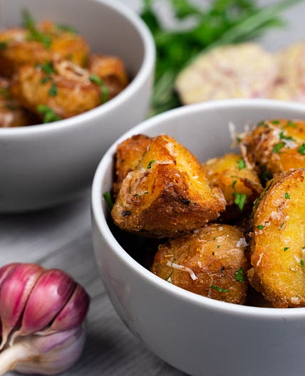 Rosemary, Garlic and Parmesan Potatoes