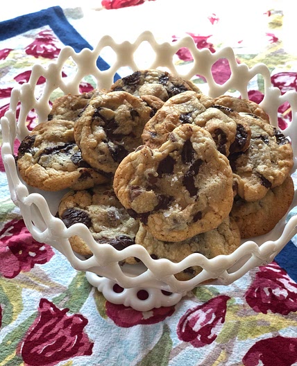 Salted Chocolate Chip Cookies 