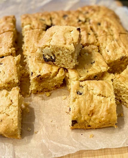 Peanut Butter Tray Squares