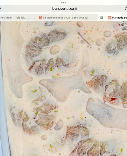 Marinades pour crevettes 