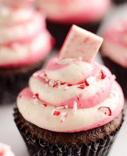 Peppermint Chocolate Candy Can Cupcakes
