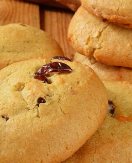 Cranberry-Orange Spiced Sourdough Cookies