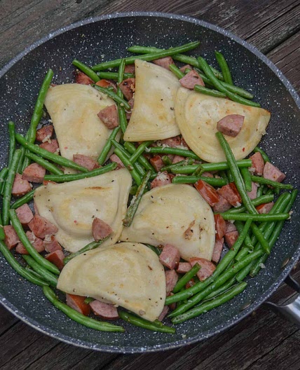 One Pan Pierogi Skillet