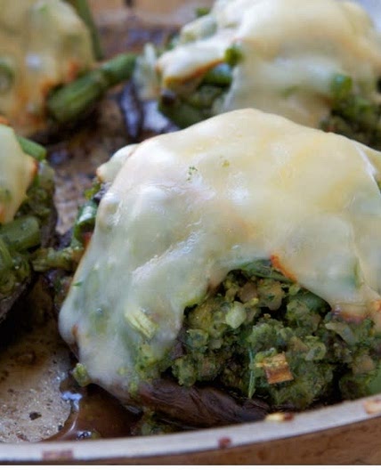 Giant Stuffed Mushrooms | Sara Moulton