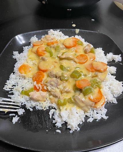 Creamy Chicken Tonight with Rice