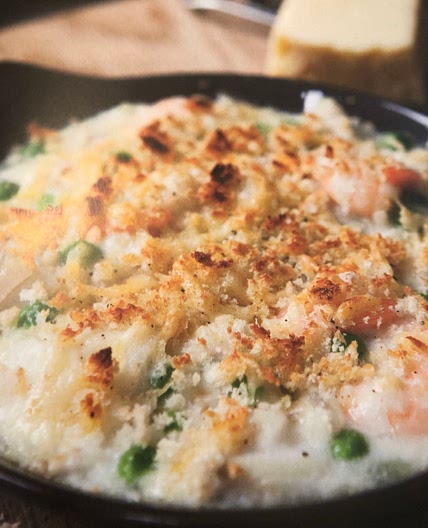 Cod and Prawn Gratin