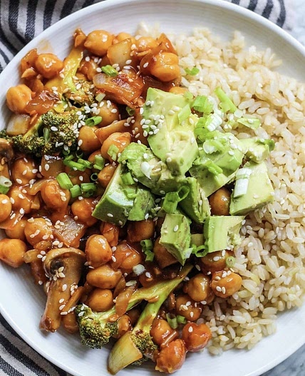 Sweet and Sour Chickpeas