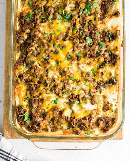 Creamy Burrito Casserole