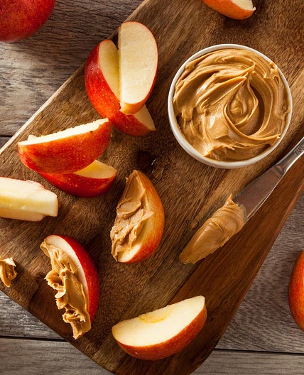 Cinnamon Apples with Natural Peanut Butter - Lifestyle Medicine Clinic