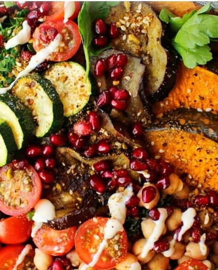 Mediterranean Roast Vegetable Bowl