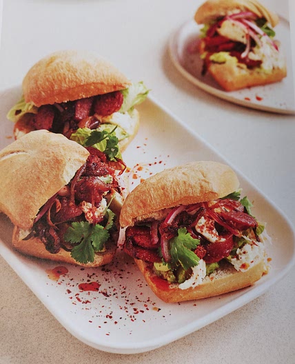 Mexican Cheese and Chorizo Torta