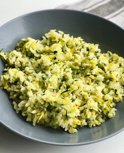 Arroz con Calabacín y Queso