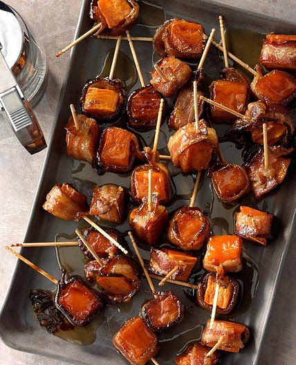 Bacon-Wrapped Sweet Potato Bites