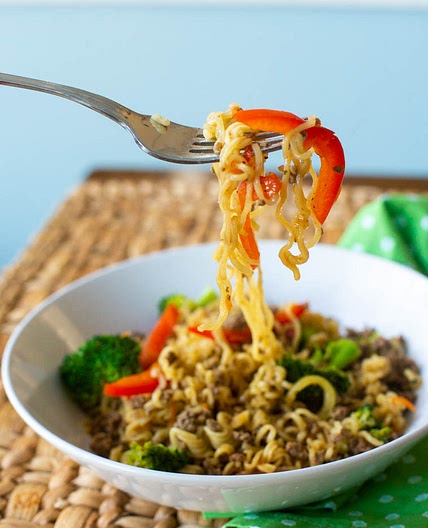 Easy Beef Stir Fry with Noodles for Kids