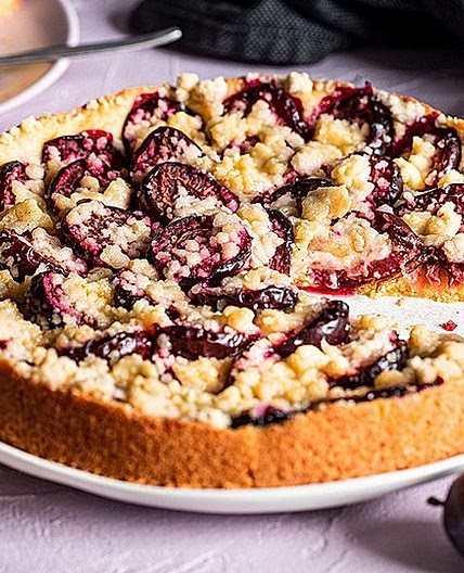 Hildes Zwetschgenkuchen mit Zimtstreuseln