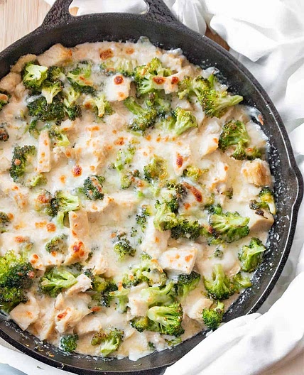 Keto Chicken Broccoli Casserole