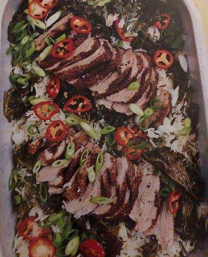 Five-Spice Duck with Wild Rice, Kale & Ginger