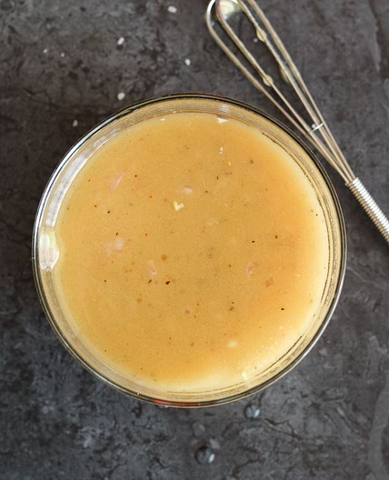 White Balsamic Honey Mustard Vinaigrette