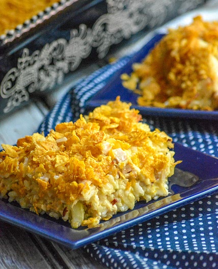 Rotisserie Chicken & Rice Casserole