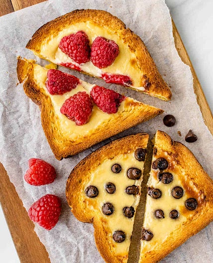 Custard Yogurt Toast (Viral Tiktok Recipe)