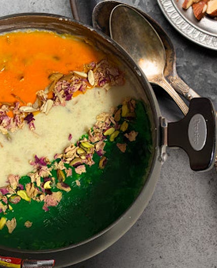 Tricolour Rice Kheer Dessert Recipe