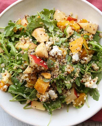 Roasted Golden Beet Salad with Quinoa
