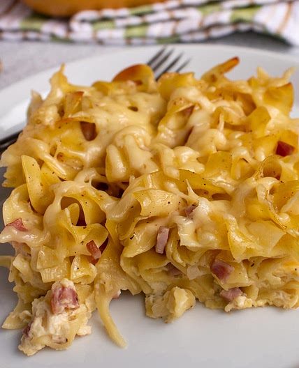 Schinkennudeln (German Ham and Noodles Casserole)