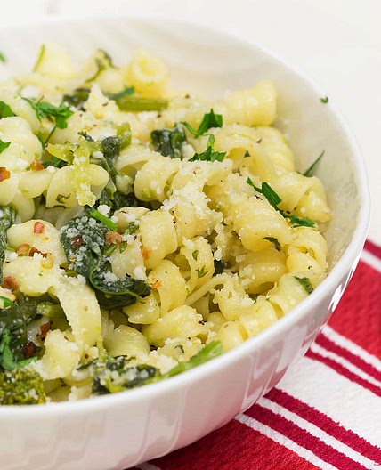 Pasta Aglio Olio (aka Aioli) with Broccoli Rabe