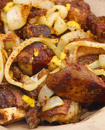 Oven Baked Goat Meat Dibi Afra