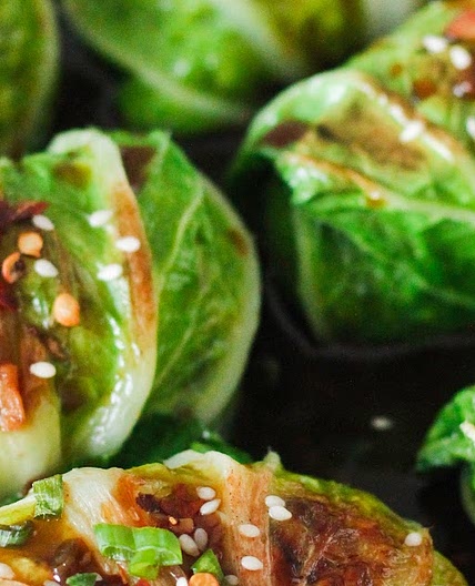 Vegan Napa Cabbage Rolls with Tofu Stuffings